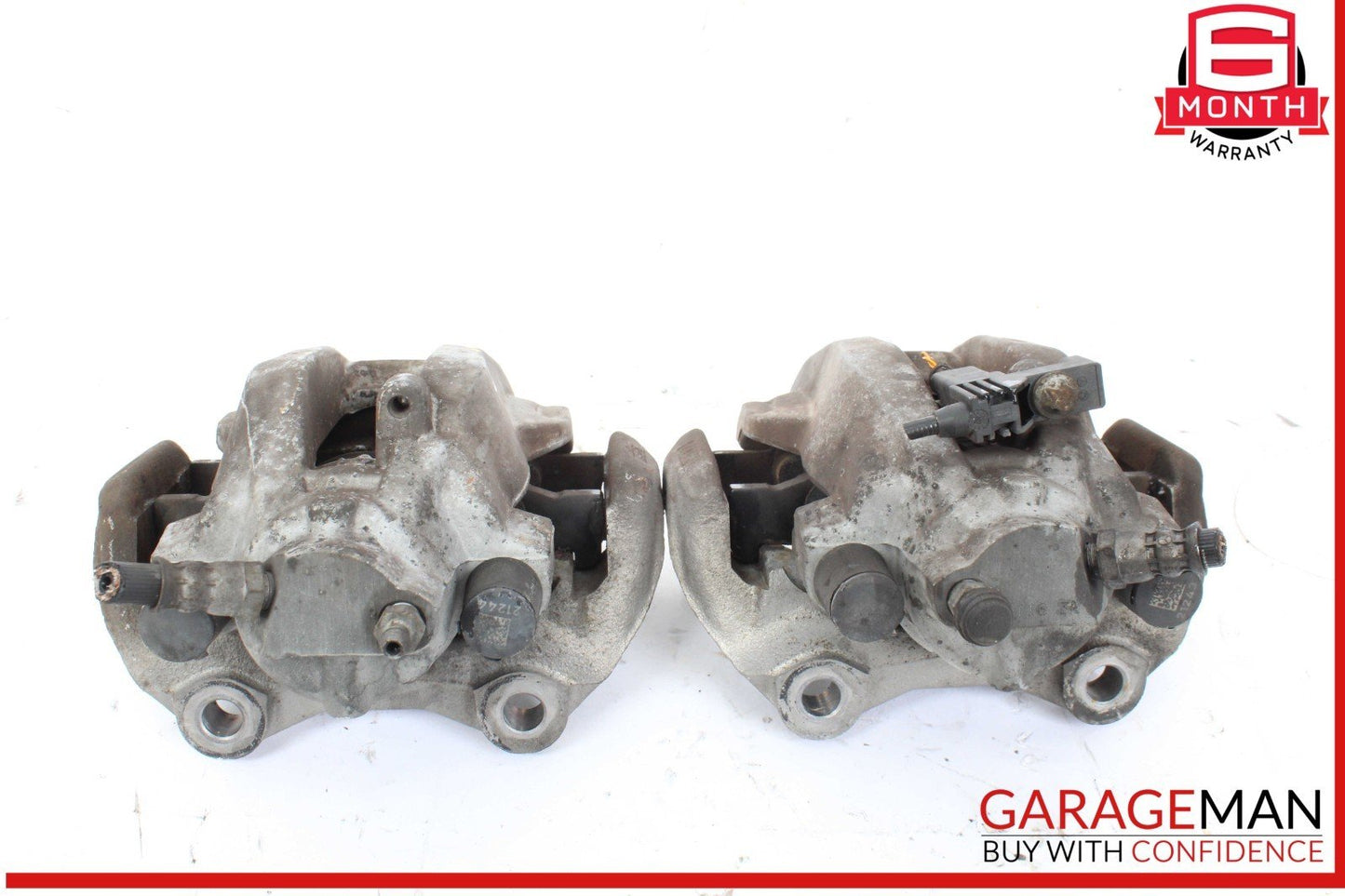 10-18 Mercedes W212 E350 Rear Left & Right Side Brake Caliper Calipers Set OEM