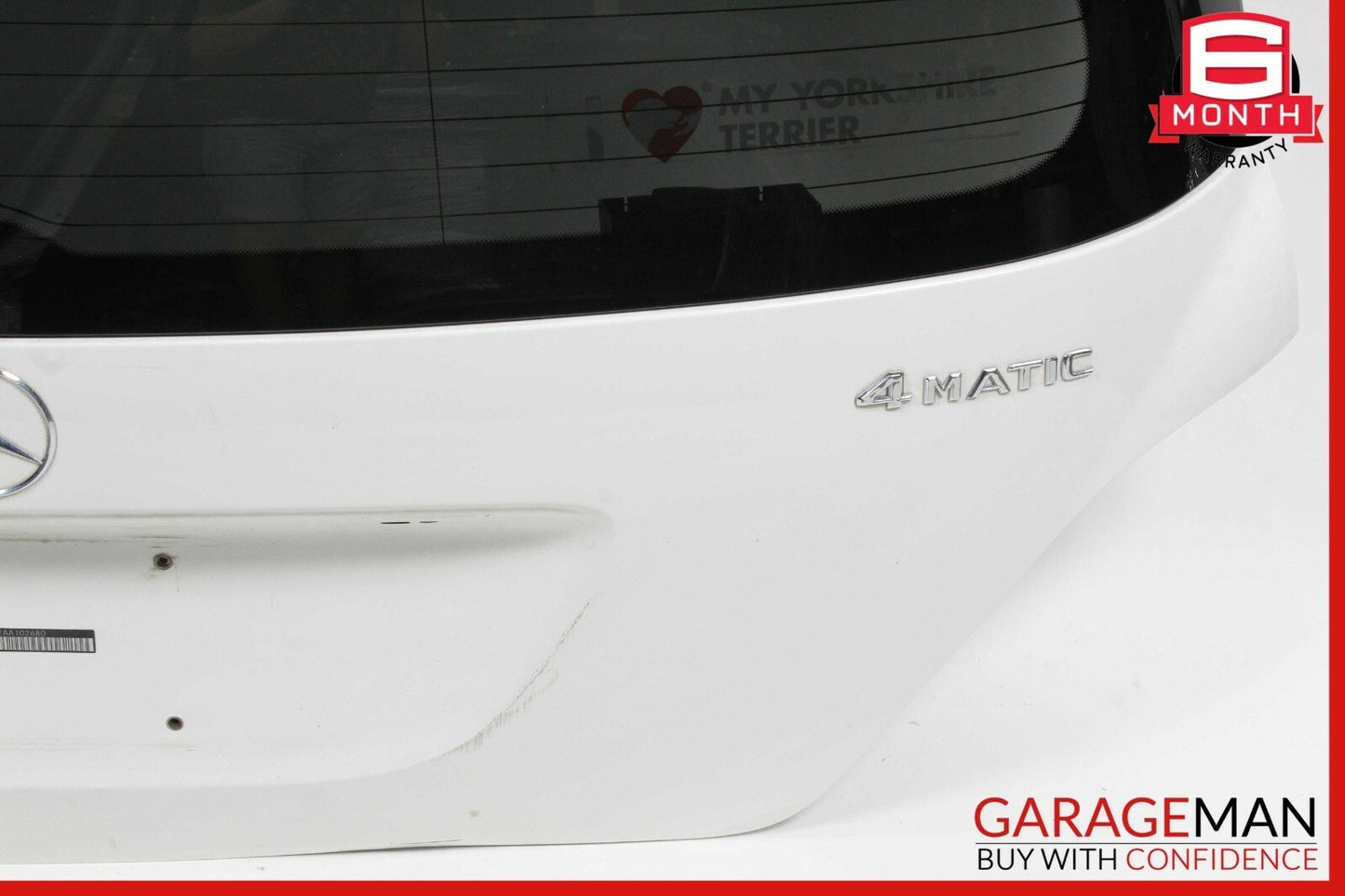 06-10 Mercedes W251 R350 Trunk Lid Hatch Tailgate Shell Tail Gate Liftgate White