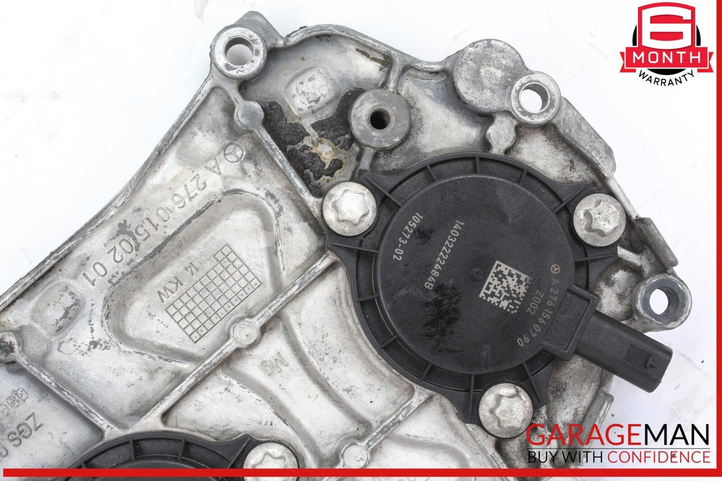 12-18 Mercedes W222 S550 Front Right / Left Engine Timing Chain Cover Plate OEM