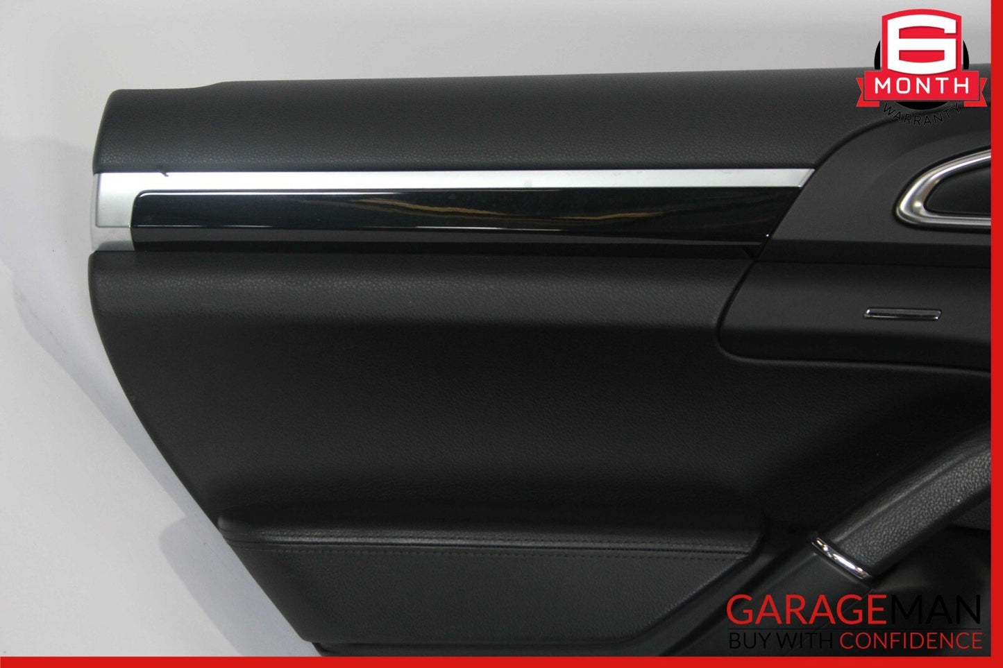 11-18 Porsche Cayenne 958 Rear Left Driver Side Interior Door Panel Assy Black