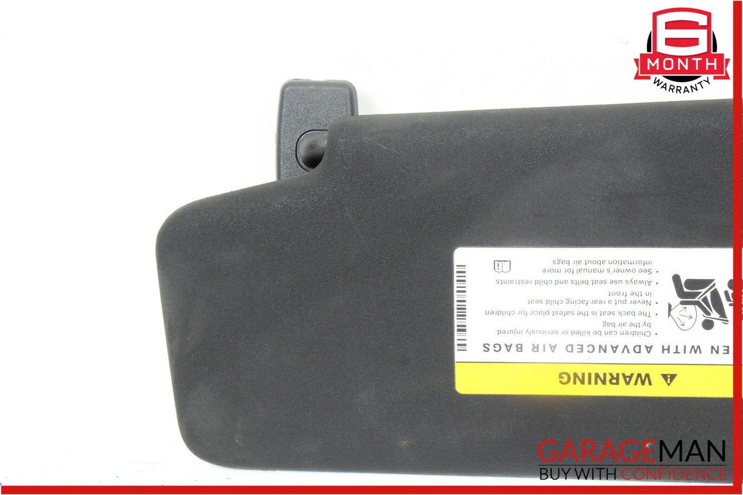 08-14 Mercedes W204 C300 Front Right Side Sun Visor Sunvisor Shade Cover OEM
