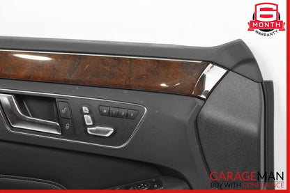 14-16 Mercedes W212 E350 E550 Front Left Side Interior Door Panel Trim Assembly