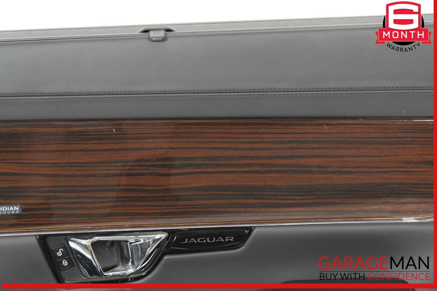 10-19 Jaguar XJ Rear Right Passenger Side Door Panel Cover Black OEM