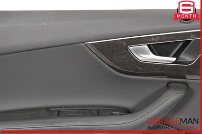 20-24 Audi Q7 Rear Left Driver Side Interior Door Panel Trim OEM