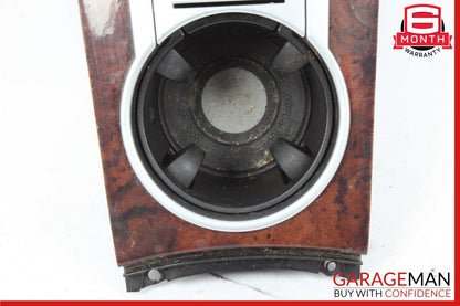 06-12 Mercedes X164 GL450 GL550 ML63 Center Console Cupholder Cup Holder Wood
