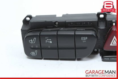01-04 Mercedes W209 CLK500 C320 Dashboard Control Switch Panel 2038216979 OEM