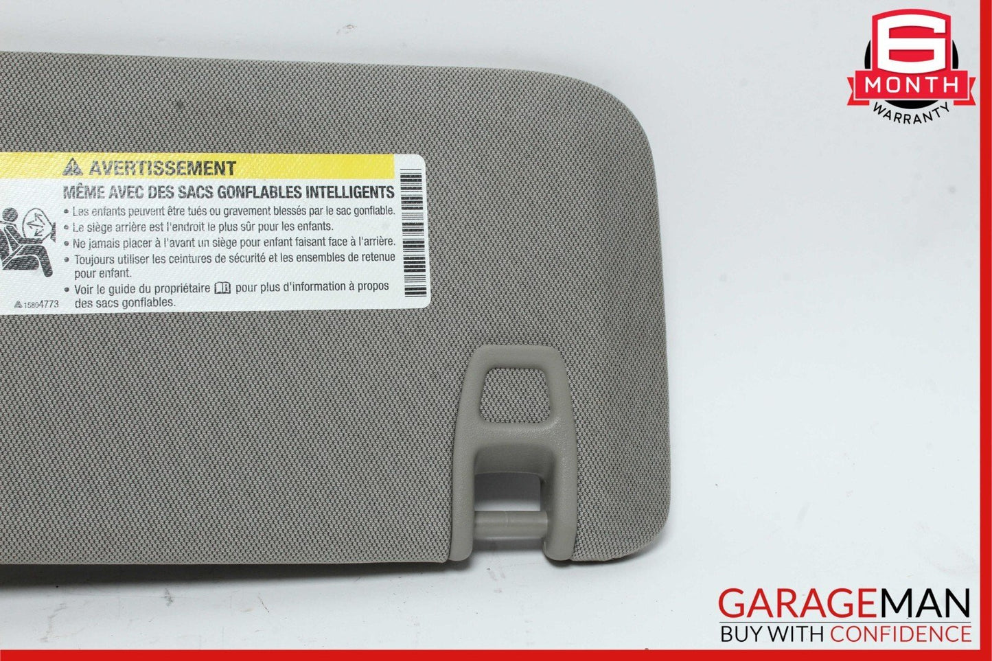 14-19 Cadillac CTS Front Left Driver Side Sunvisor Sun Visor Shade 15804773 OEM
