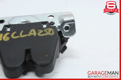 14-18 Mercedes W117 CLA250 Rear Trunk Lid Lock Latch Actuator Mechanism OEM