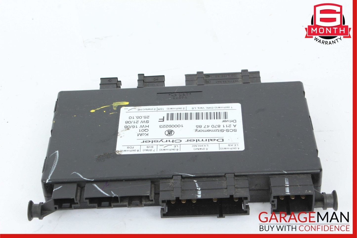 03-12 Mercedes GL450 SLK350 E350 ML500 Front Left Side Seat Control Module Unit