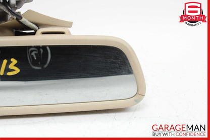 08-14 Mercedes W204 C300 C250 Front Top Upper Rear View Mirror Assy Beige OEM