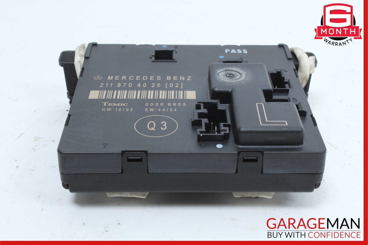 03-09 Mercedes W211 E350 E320 E63 AMG Rear Left Driver Side Door Control Module