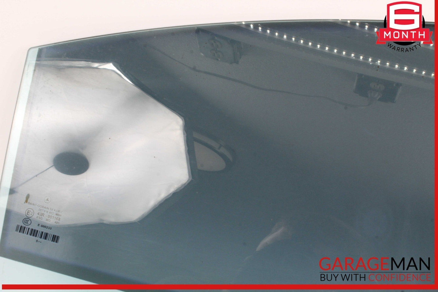 06-11 Mercedes W219 CLS500 CLS550 Rear Right Passenger Side Door Window Glass