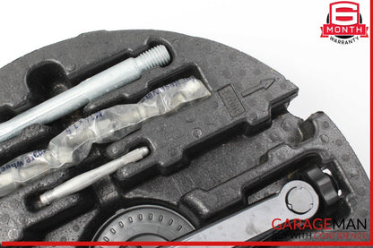 13-16 Mercedes X166 GL450 4MATIC Trunk Spare Tire Tool Kit Storage Tray Foam OEM