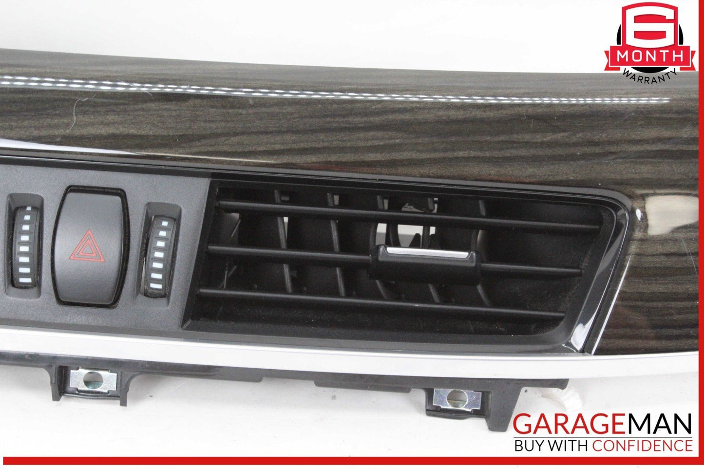 16-22 BMW X1 F48 X2 Front Center Dash Trim Cover w/ Air Vent & Hazard Light OEM