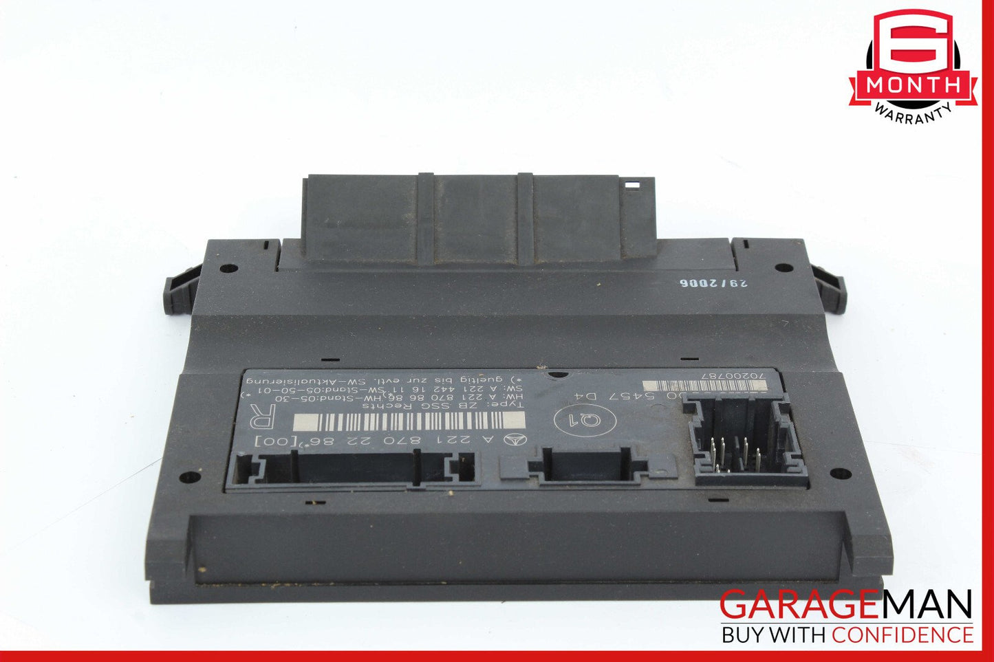 07-13 Mercedes W221 S550 Front Right Side Under Seat Control Unit OEM