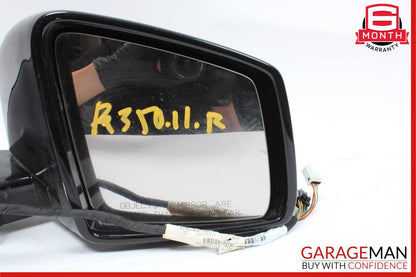 11-13 Mercedes W251 R350 Front Right Passenger Side Mirror Door Rear View Black