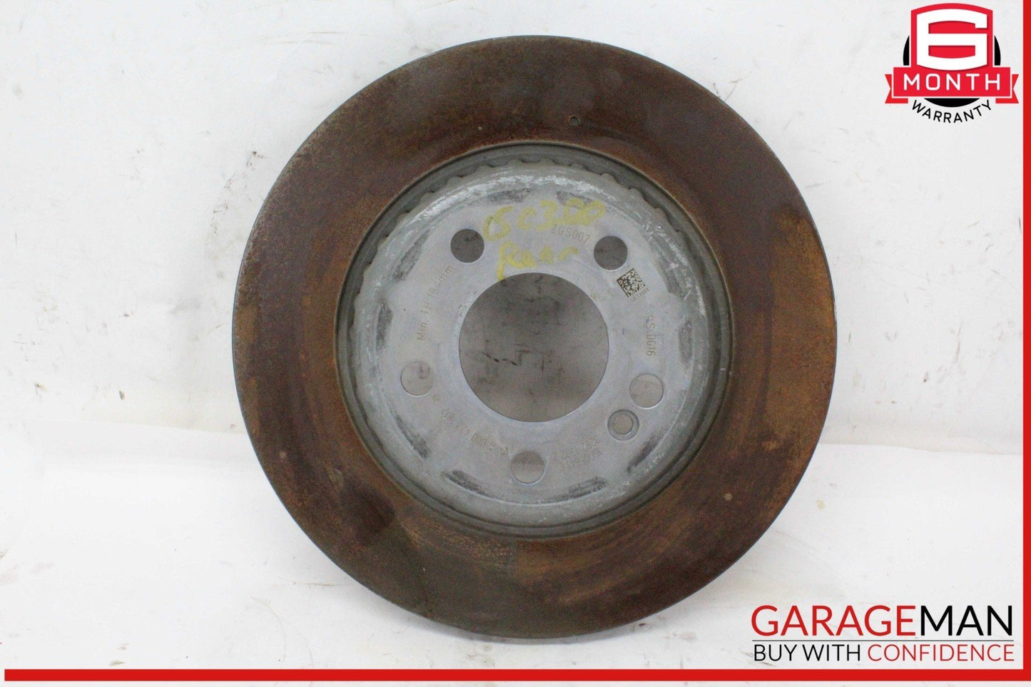 15-20 Mercedes W205 C300 Rear Right & Rear Left Side Brake Rotor Disc Set of 2