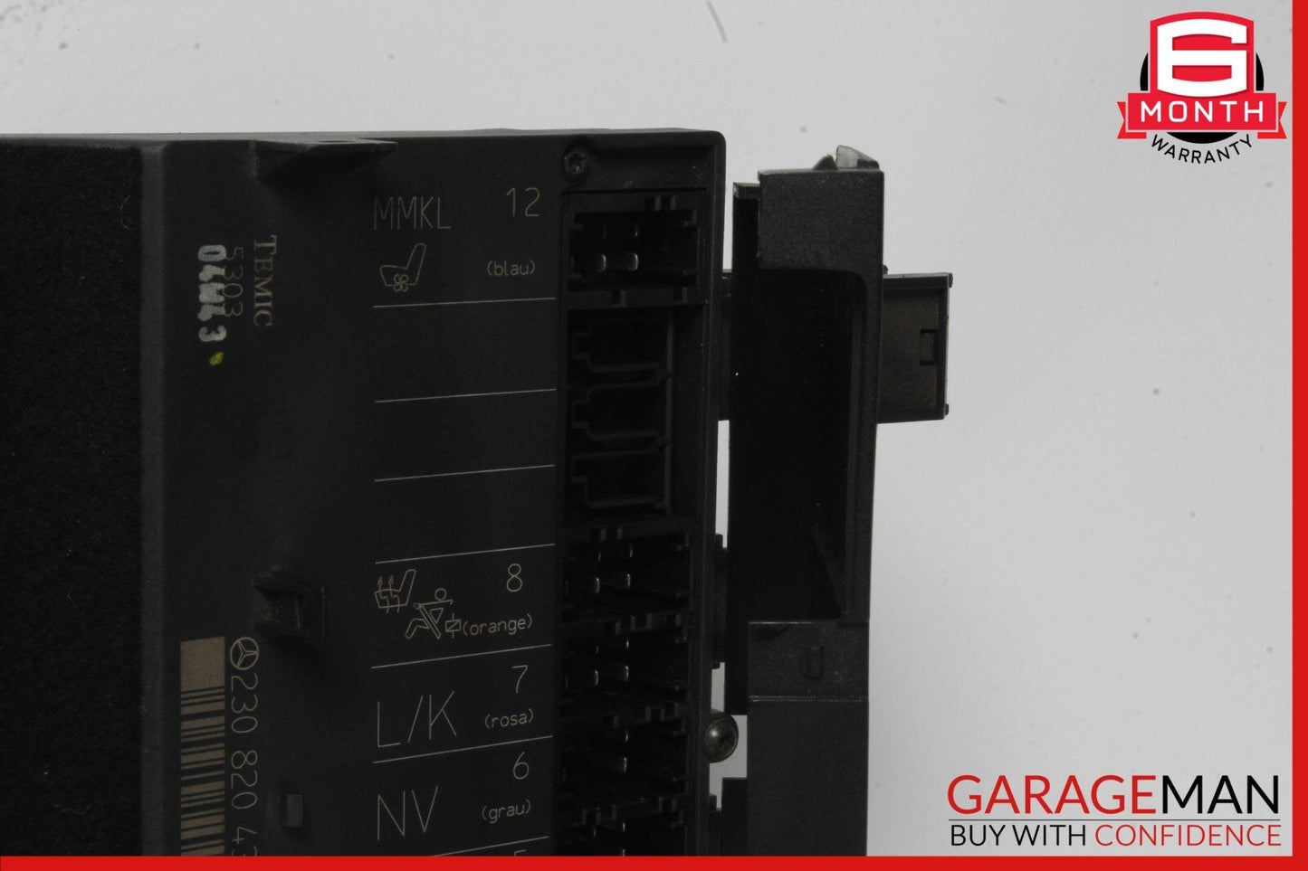 03-12 Mercedes R230 SL500 SL55 AMG Front Left Side Under Seat Control Module OEM