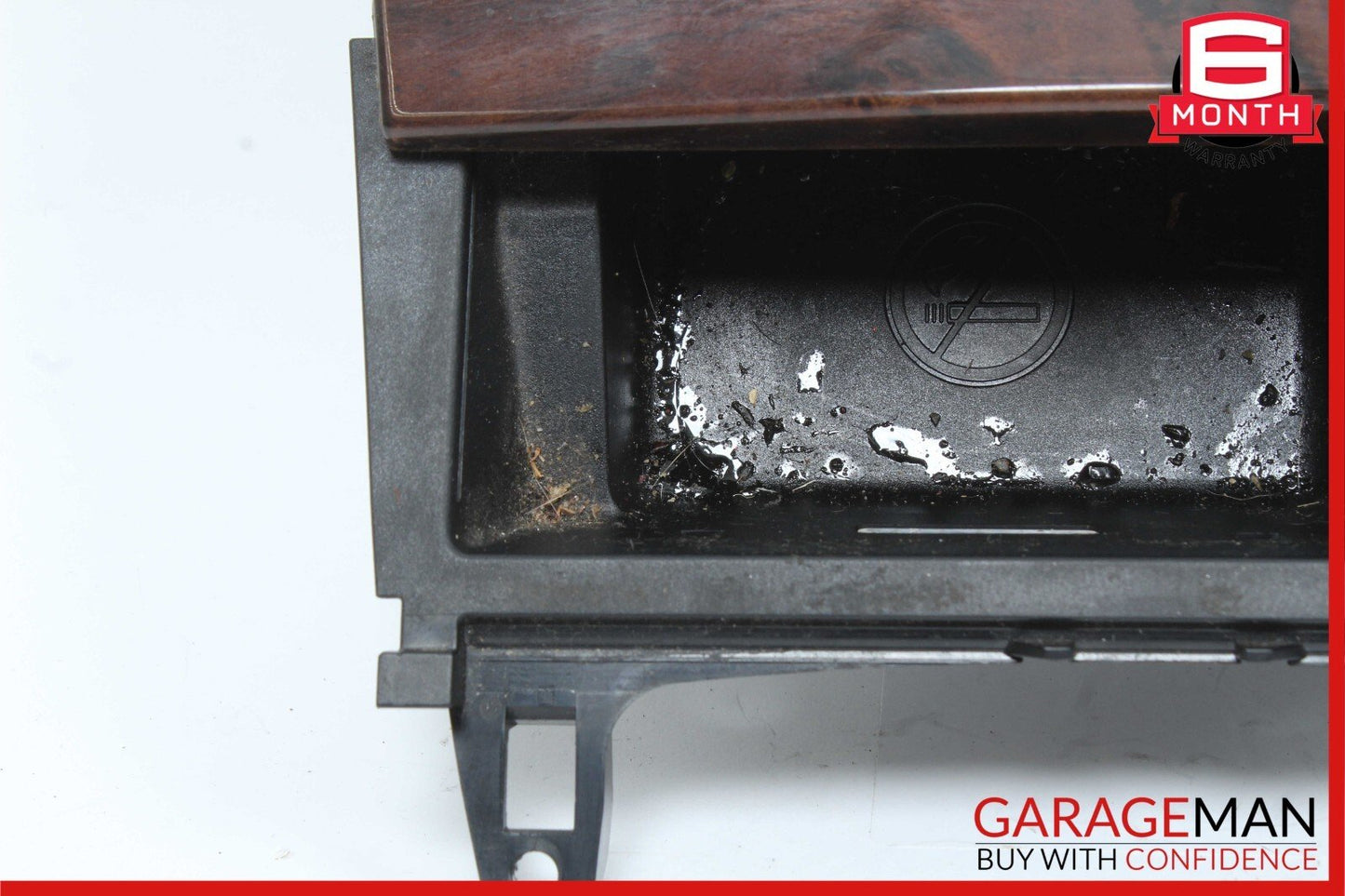 08-17 Mercedes X204 GLK350 Center Console Ashtray Ash Tray Compartment Wood OEM