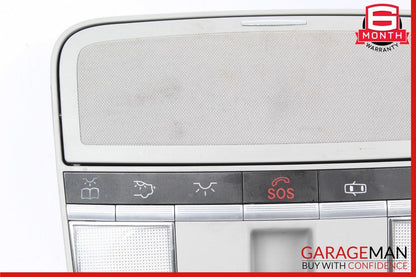 07-10 Mercedes W216 CL550 S550 Overhead Dome Light Sunroof Control Assy Gray OEM