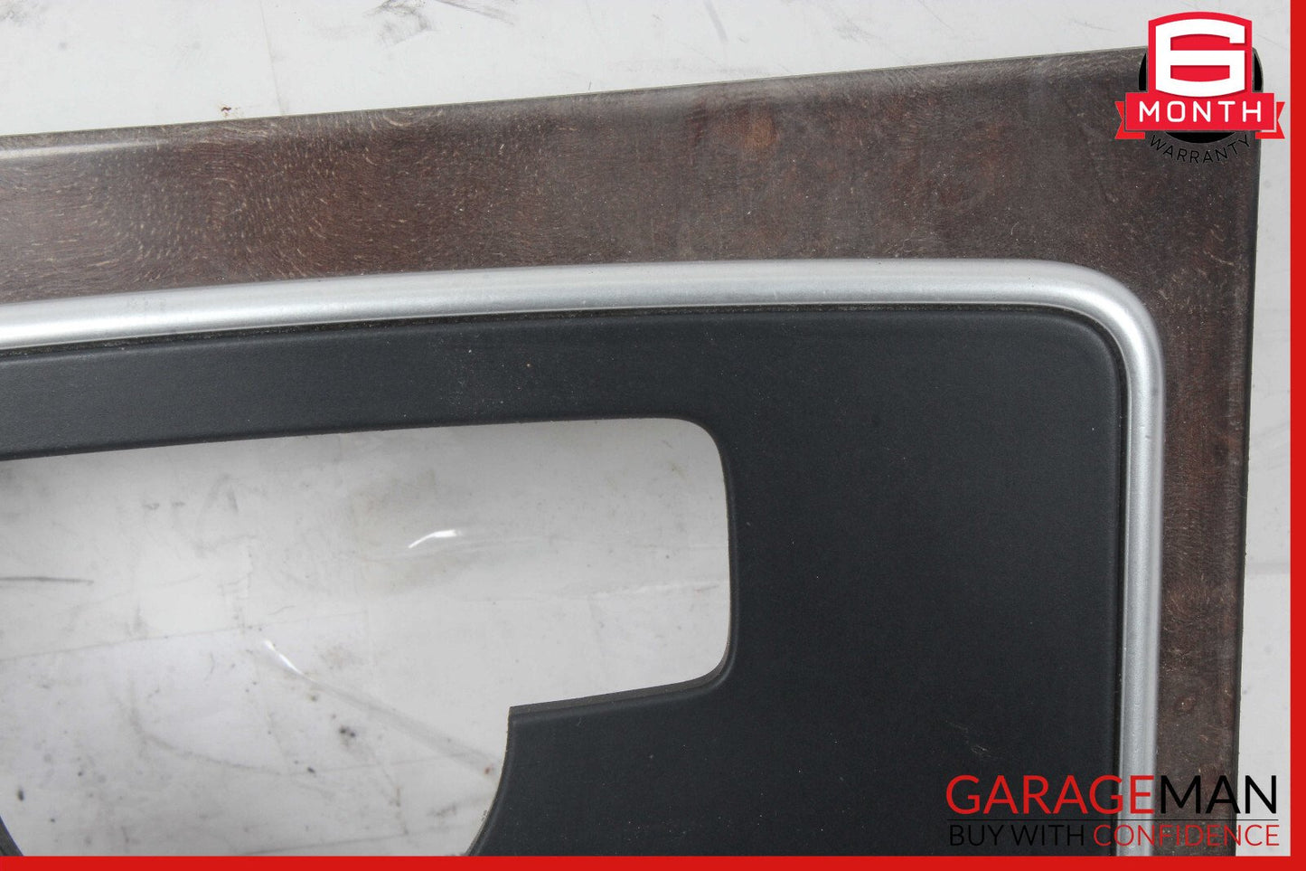 10-13 Mercedes W212 E350 E400 E550 Center Console Switch Trim Cover Bezel Wood