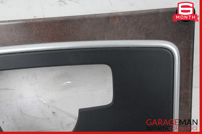10-13 Mercedes W212 E350 E400 E550 Center Console Switch Trim Cover Bezel Wood