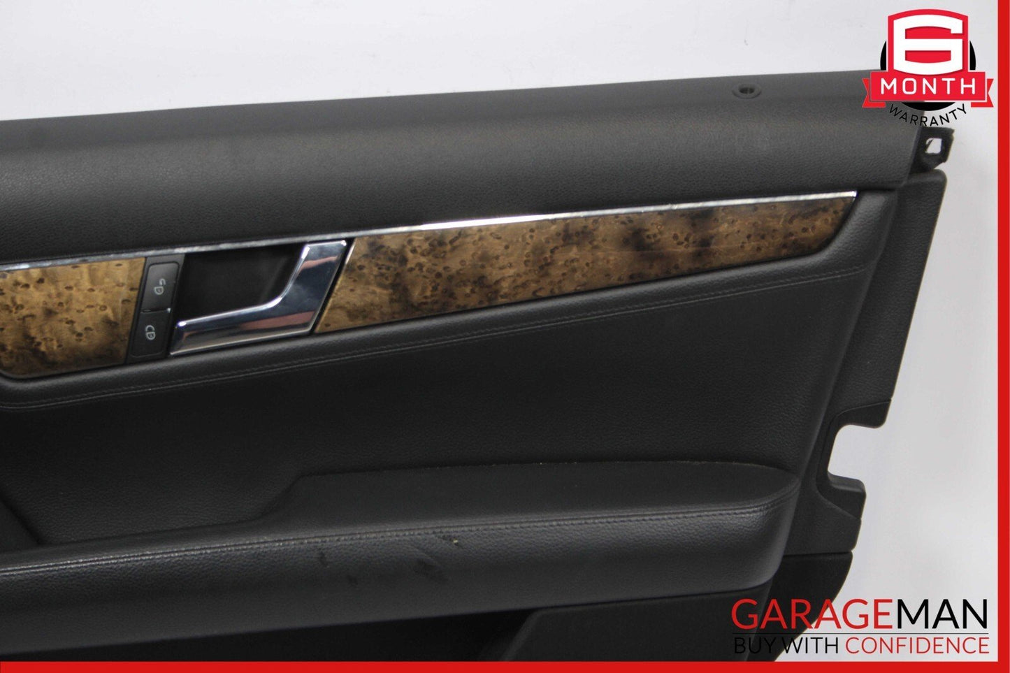 08-14 Mercedes W204 C350 Front Right Interior Door Panel Trim Assembly Black