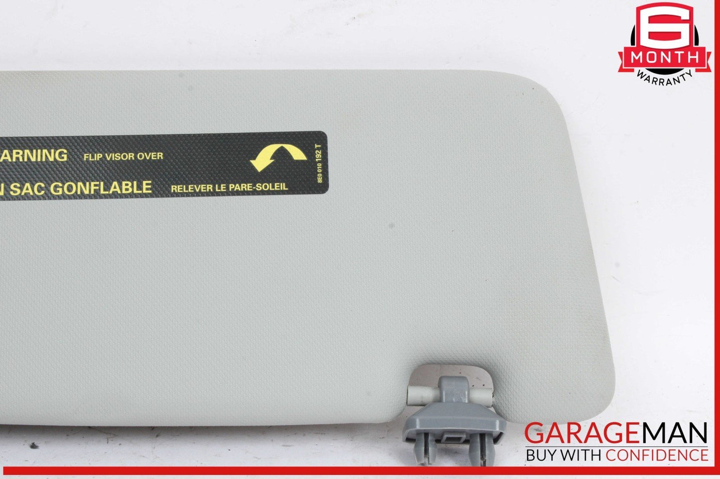 09-17 Audi Q5 A4 A5 S4 S5 Front Left Driver Side Sun Visor Gray 8U0857551F OEM
