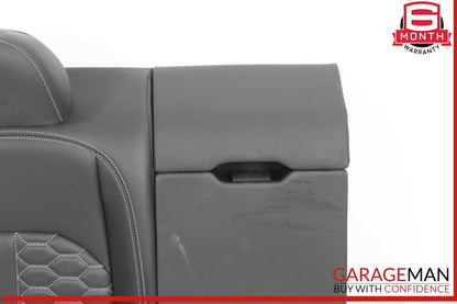 18-23 Audi RS5 Rear Right Side Upper Seat Cushion w/ Armrest Black OEM