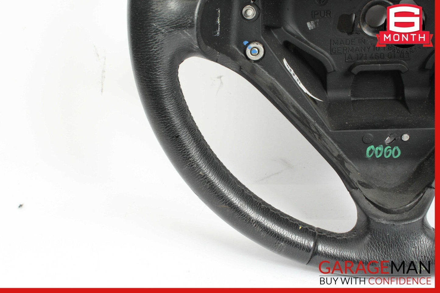 05-08 Mercedes W203 C230 SLK280 Sport 3 Spoke Steering Wheel Black OEM