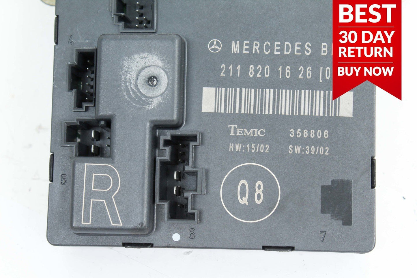 03-06 MERCEDES W211 E55 AMG REAR RIGHT PASSENGER DOOR CONTROL MODULE A109 OEM