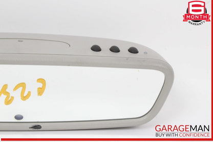 01-07 Mercedes W203 C230 C320 Interior Upper Rear View Mirror Gray OEM