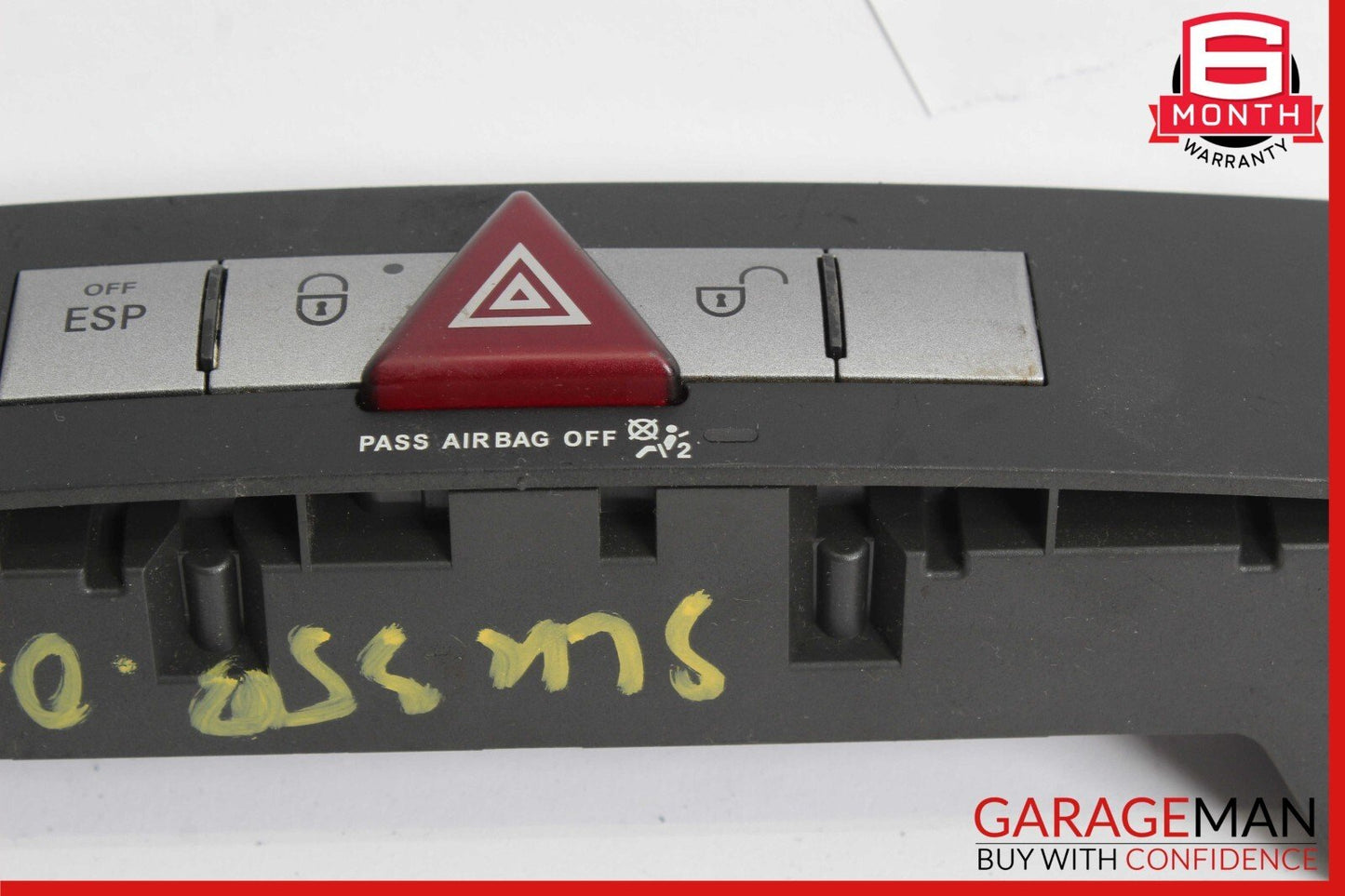 05-08 Mercedes R171 SLK350 SLK280 Door Lock Dash Hazard Light Control Panel OEM