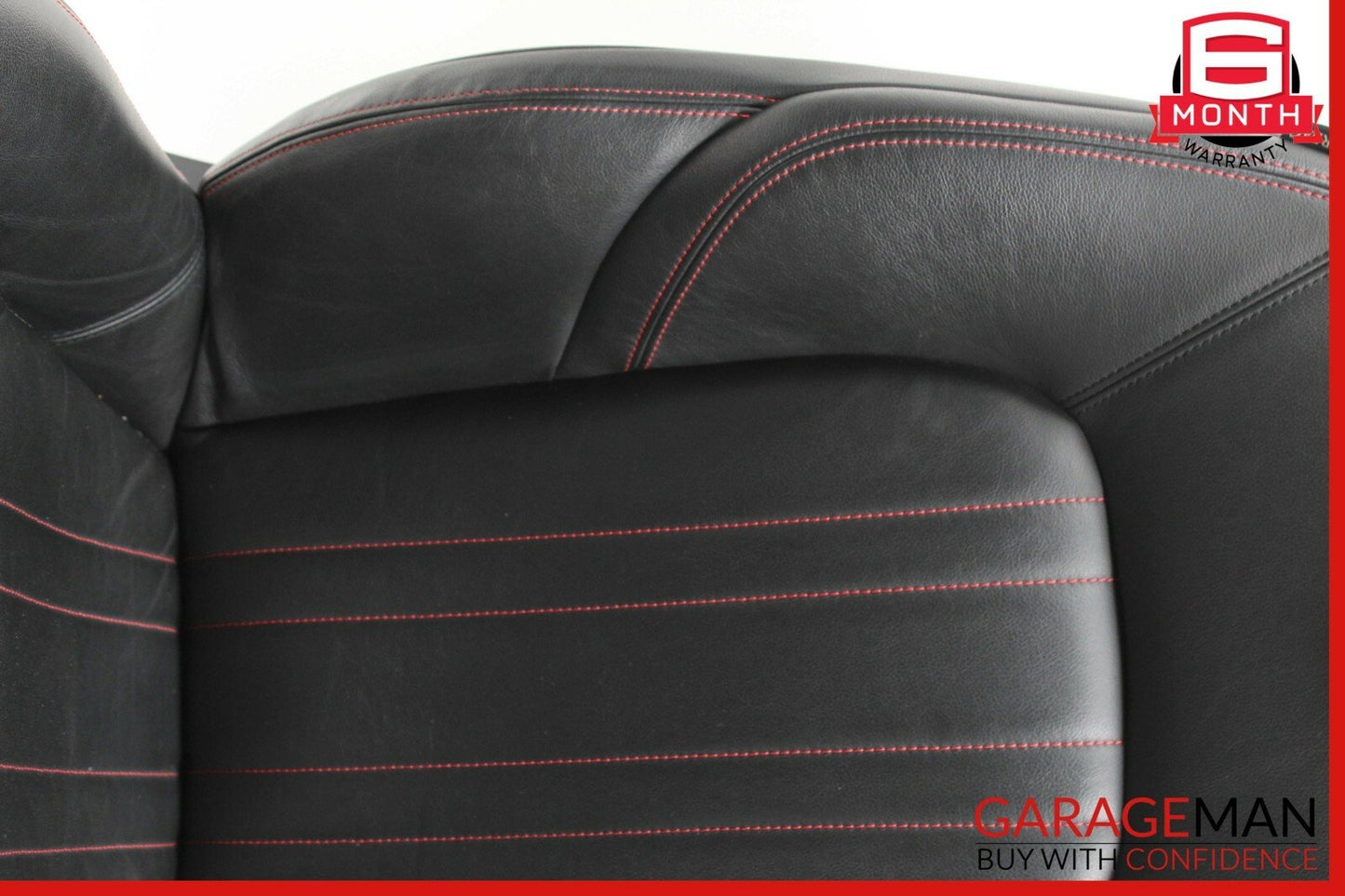 14-17 Maserati Ghibli Front Right Complete Seat Cushion Cover Assembly Black