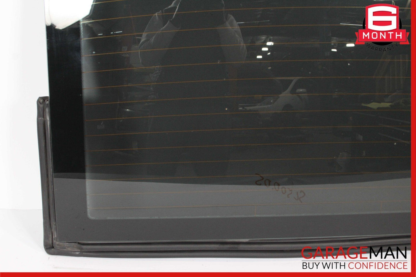 03-11 Mercedes R230 SL500 Rear Windshield Window Auto Glass Trim Panel Assembly