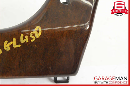 13-19 Mercedes X166 GL450 GLS550 Front Left Side Dashboard Trim Cover Wood OEM