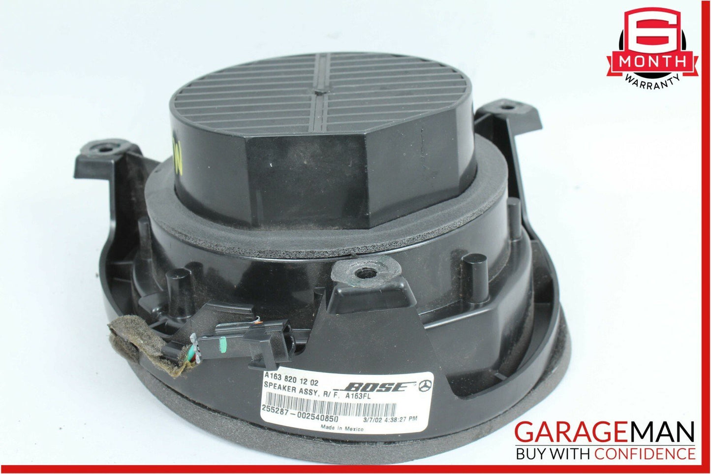 02-05 Mercedes W163 ML320 Front Right Passenger Side Door Audio Sound Speaker