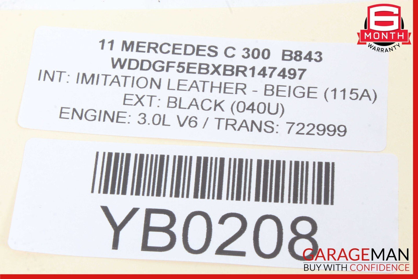 08-18 Mercedes W204 C300 E350 CLS550 Rear Right Side Door Control Module OEM