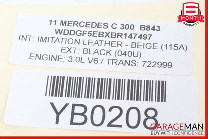 08-18 Mercedes W204 C300 E350 CLS550 Rear Right Side Door Control Module OEM