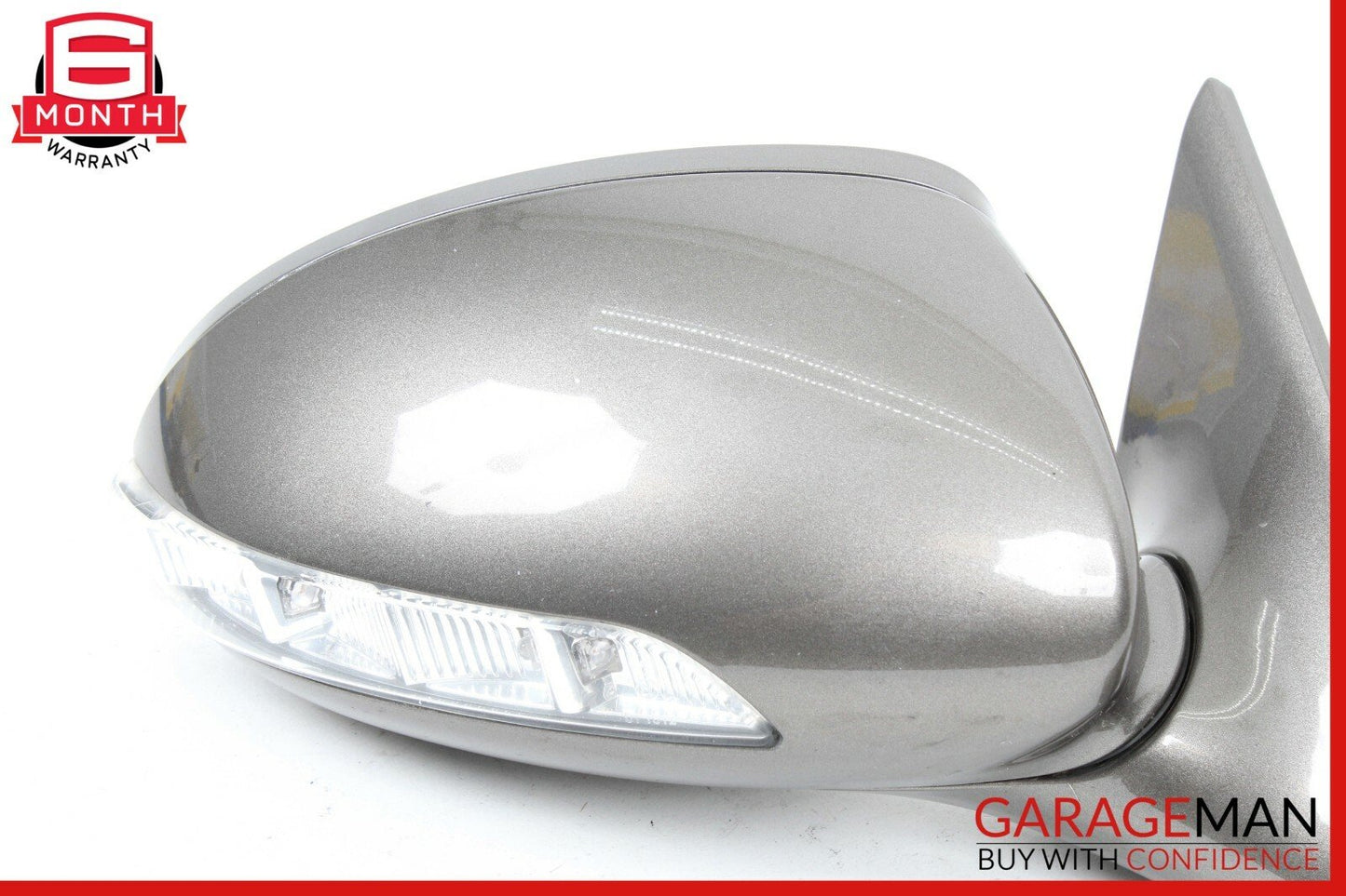 06-08 Mercedes W219 CLS500 Front Right Passenger Side Mirror Door Rear View Gray