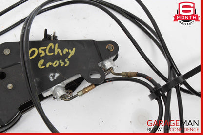 05-08 Chrysler Crossfire Convertible Rear Storage Cover Latch Cylinder Assembly