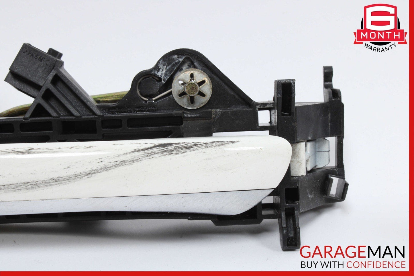 00-06 Mercedes W220 S430 S350 S55 AMG Rear Left Side Exterior Door Handle White