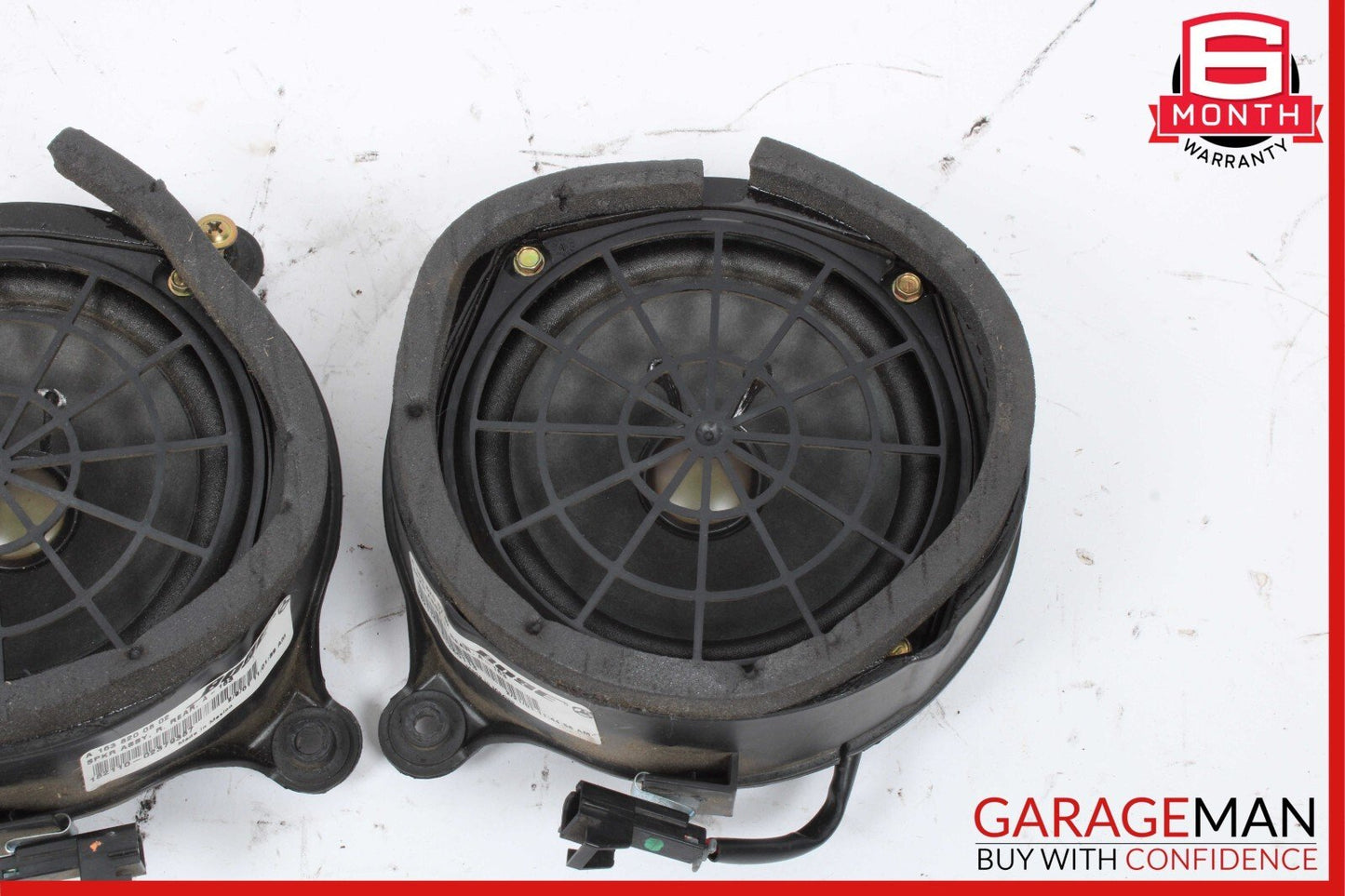 98-05 Mercedes W163 ML55 AMG Rear Right & Left Door Audio Sound Speaker Set of 2