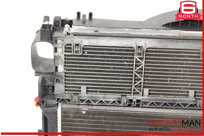 10-13 Mercedes W221 S400 Hybrid Engine Cooling Fan Shroud Motor Assembly OEM