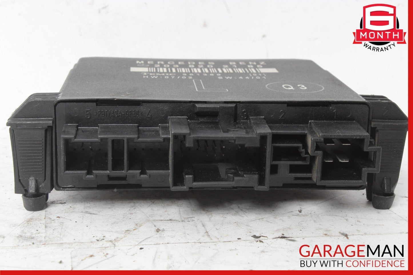 01-07 Mercedes W203 C320 C230 Door Control Module Rear Left 2038202185 OEM