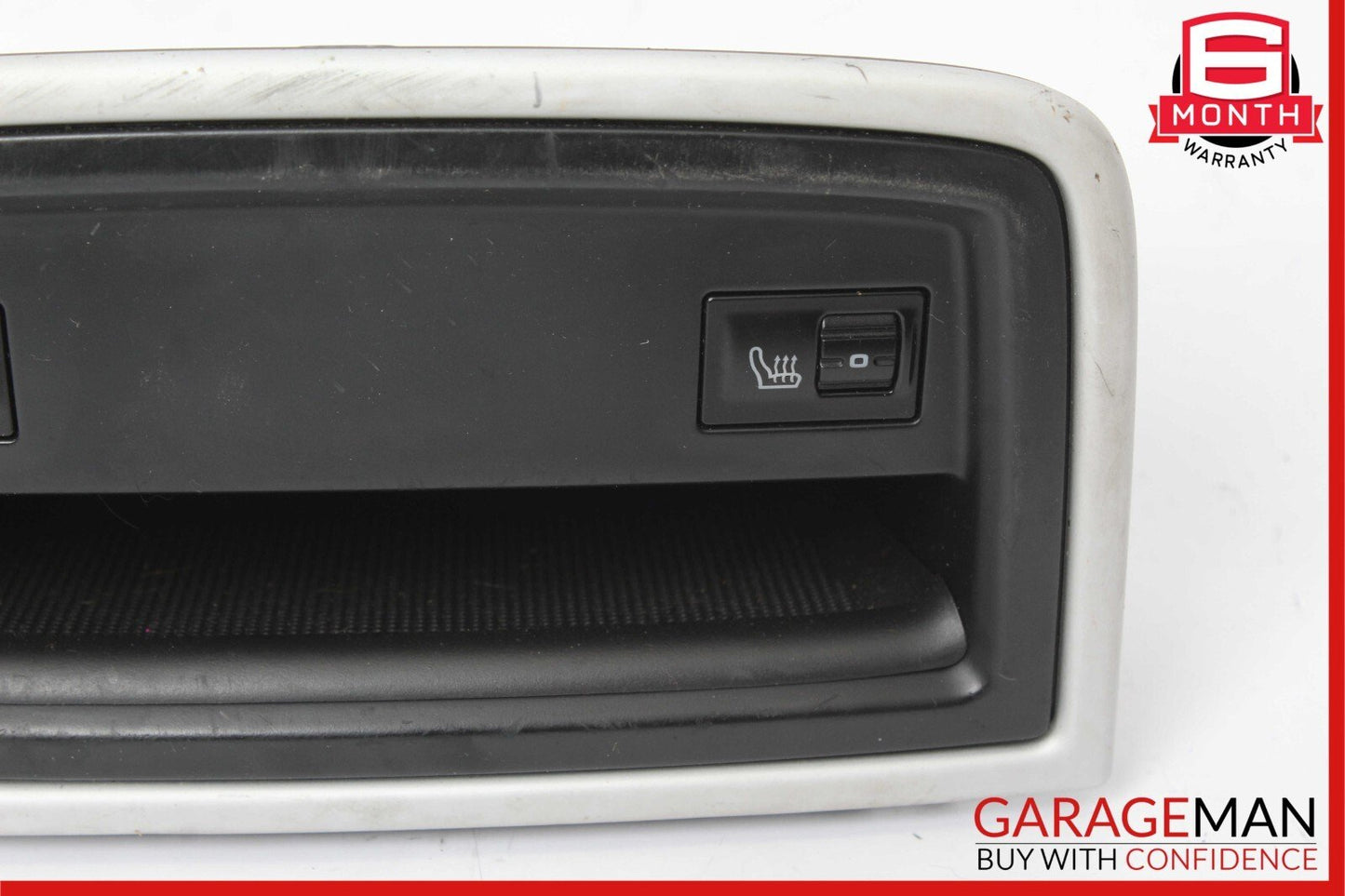 03-10 Porsche Cayenne Rear Center Console Storage Tray Heated Seat Switches OEM