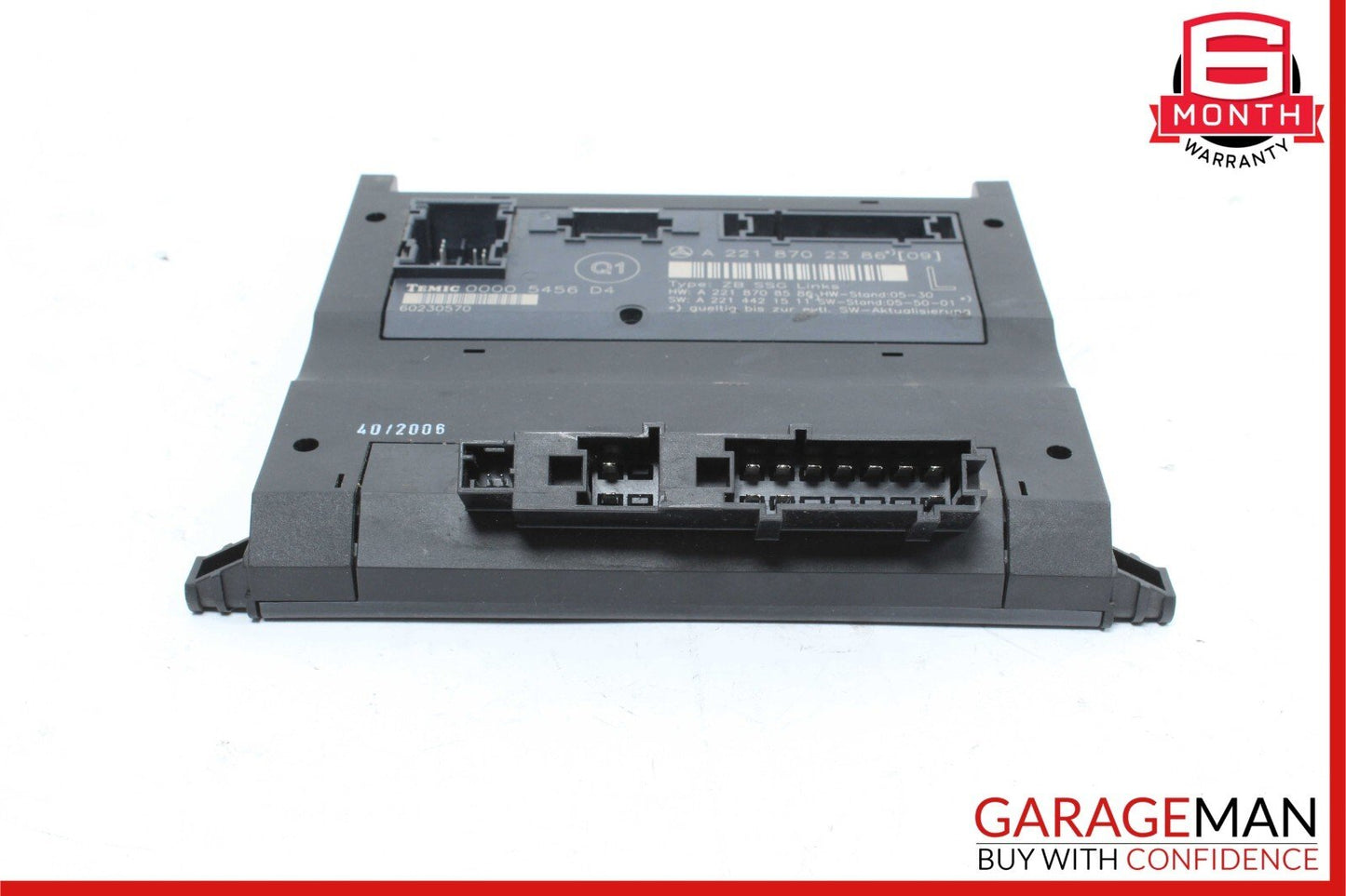07-13 Mercedes W221 S500 S550 Front Left Side Under Seat Controller Module Unit