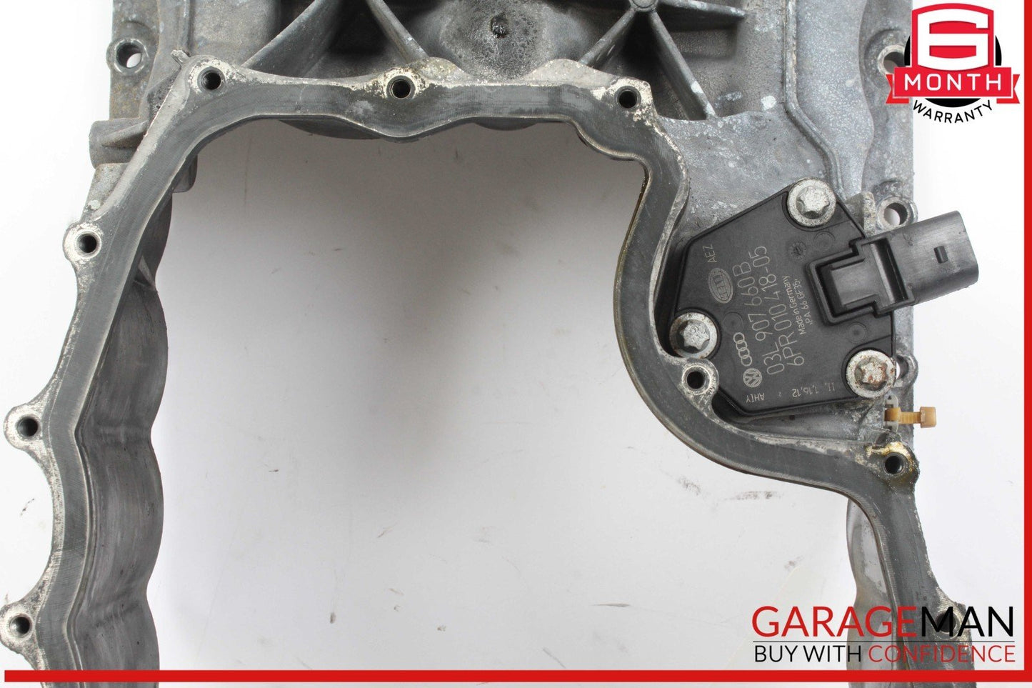 11-14 Porsche Cayenne 958 4.8L V8 Engine Upper Oil Pan 94810717111 OEM