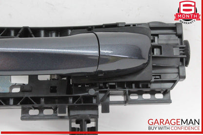 15-20 Mercedes W205 C300 Front Left Driver Side Exterior Door Handle Gray OEM
