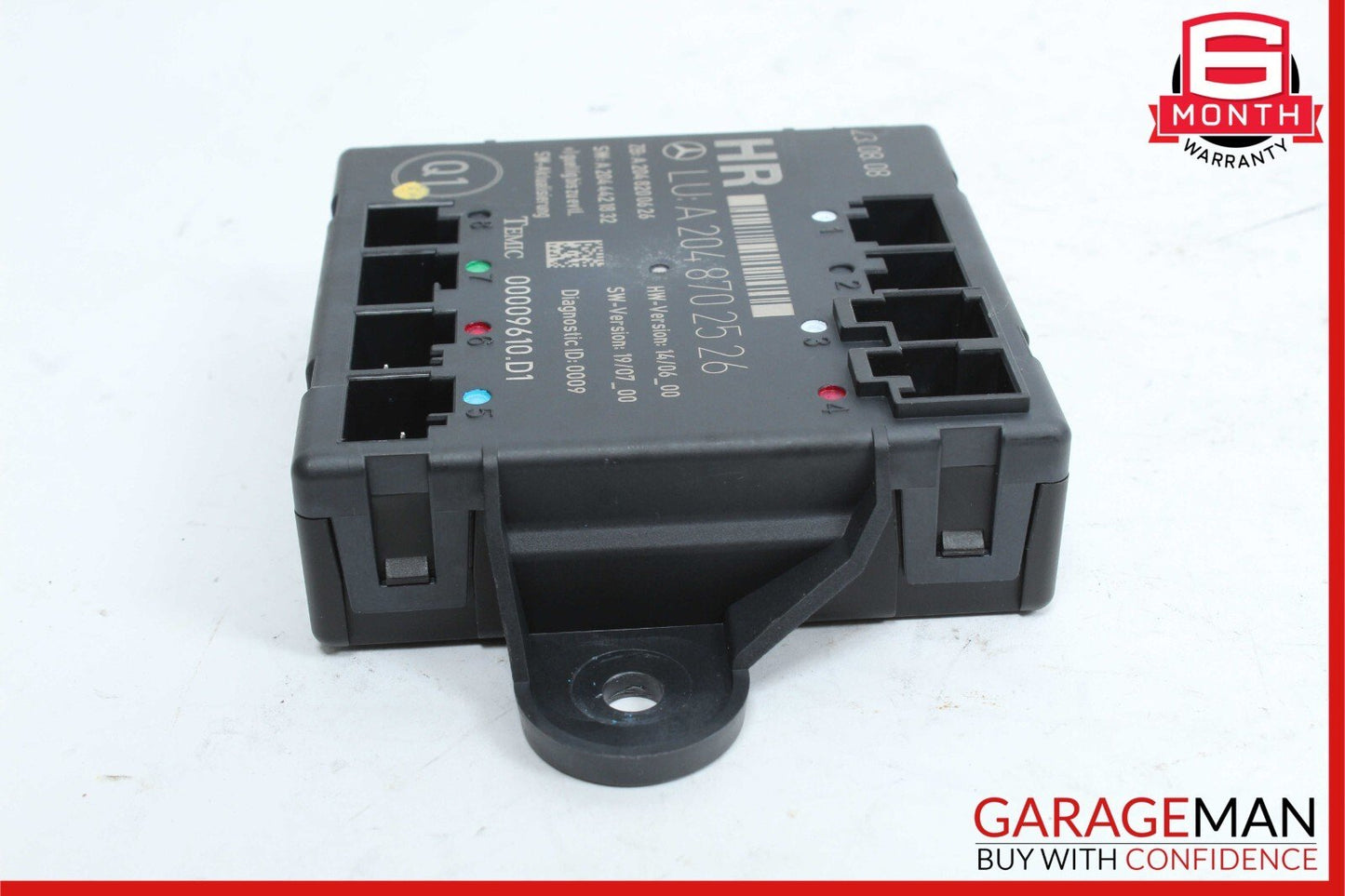 08-14 Mercedes W204 C300 C350 Rear Right Side Door Control Module 2048702526 OEM